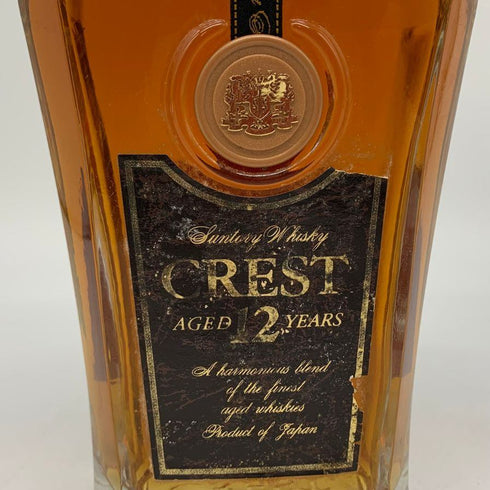 東京都限定◆サントリー クレスト 12年 向獅子マーク 700ml 43% SUNTORY 【N1】