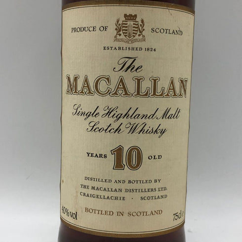 ザ マッカラン 10年 マチュアード シェリーウッド 750ml 40% THE MACALLAN スコッチウイスキー【C2】