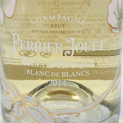 ペリエジュエ ベルエポック ブランドブラン 2014 750ml 12.5% PERRIER JOUET BELLE EPOQUE BLANC DE BLANCS 【W4】