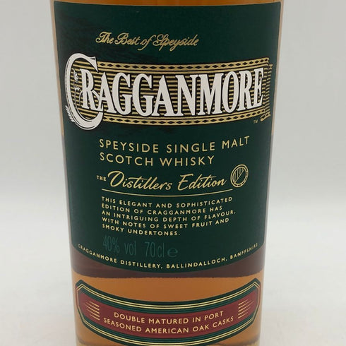 クラガンモア ディスティラーズ エディション 700ml 40% CRAGGANMORE スコッチウイスキー【A1】