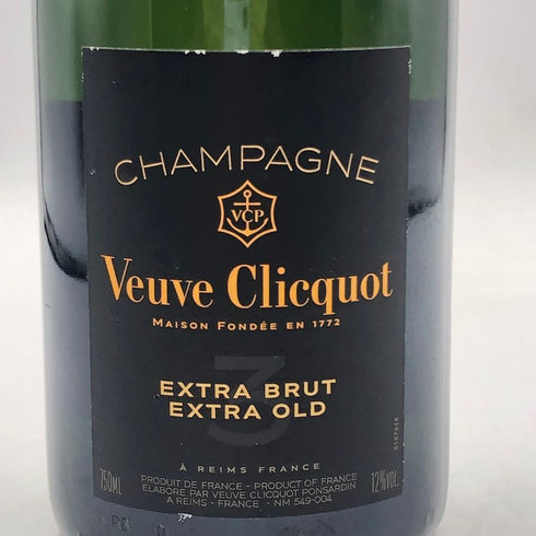 ヴーヴクリコ エクストラブリュット エクストラオールド3 750ml Veuve Clicqumt シャンパン【F2】