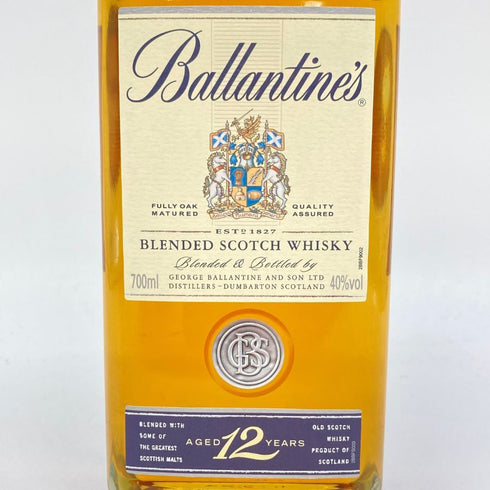バランタイン 12年 ブレンデッド スコッチ ウイスキー 700ml 40% Ballantine's BLENDED SCOTCH WHISKY 【C】