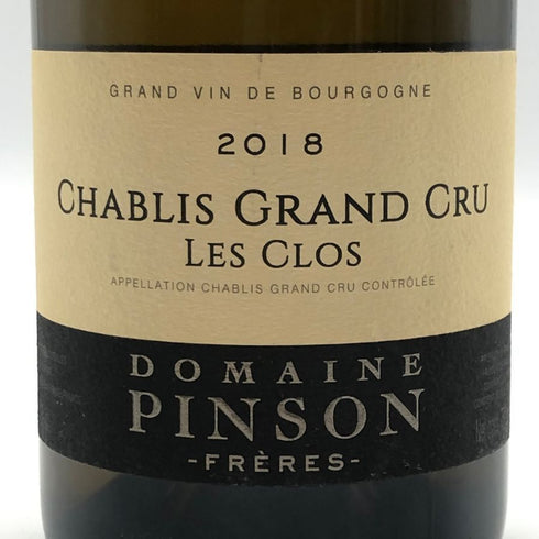 ドメーヌ パンソン シャブリ レ クロ グランクリュ 2018 750ml 13% DOMAINE PONSOT 白ワイン【S0】