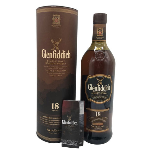 グレンフィディック 18年 マリードイン スモールバッチ 1000ml 43% Glenfiddich スコッチウイスキー【A3】