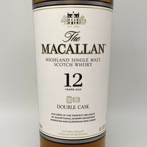 ザ マッカラン 12年 ダブルカスク 700ml 40% The MACALLAN 箱付 スコッチウイスキー【M】