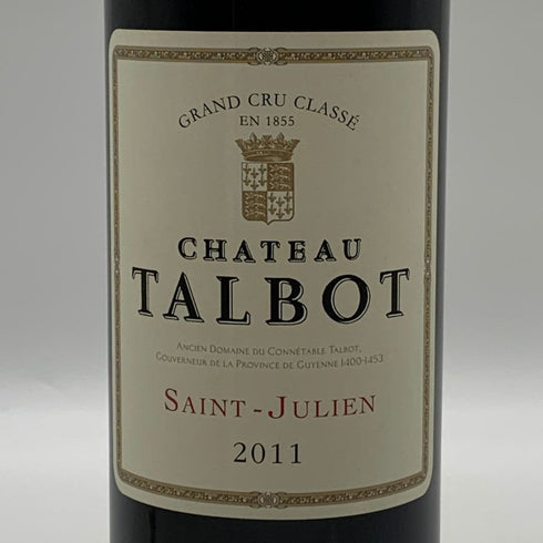 シャトー タルボ 2011 13% 750ml CHATEAU TALBOT ボルドーワイン【W0】