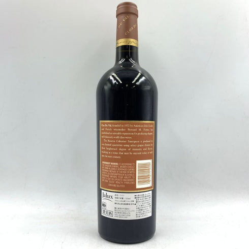 クロ デュ ヴァル リザーブ カベルネ ソーヴィニヨン 1996 750ml 13.5% Clos Du Val Cabernet Sauvignon Reserve 【F】