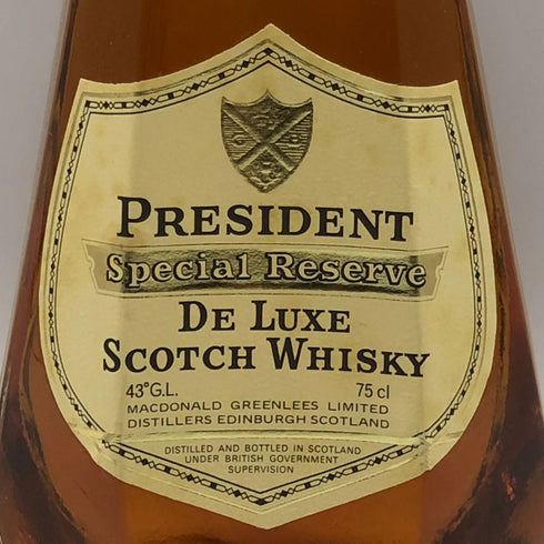 プレジデント スペシャル リザーブ デラックス 750ml 43% PRESIDENT SPECIAL RESERVE DE LUXE スコッチウイスキー【H0】