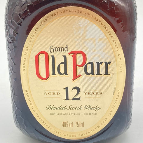 グランド オールドパー 12年 デラックス 750ml 43% Grand Old Parr De Luxe スコッチウイスキー【N1】