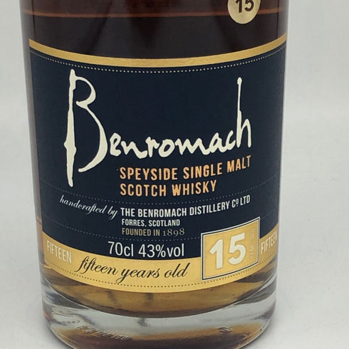 ベンロマック 15年 スペイサイドシングルモルト 700ml 43% BENROMACH スコッチウイスキー【K2】