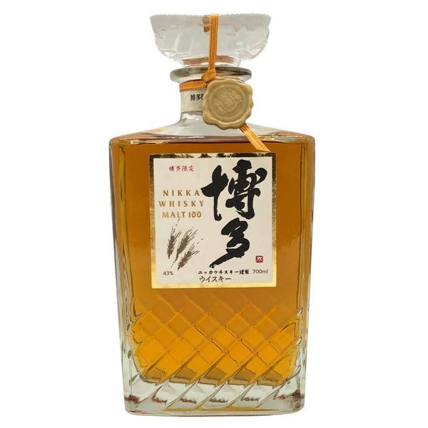 東京都限定◆ニッカ 博多 モルト 100 700ml 43% NIKKA 【E3】