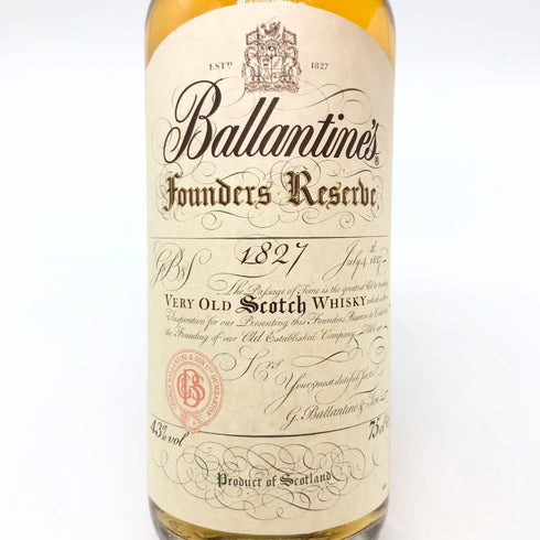 バランタイン ファウンダーズ リザーブ 750ml 43% Ballantine's スコッチウイスキー【I】
