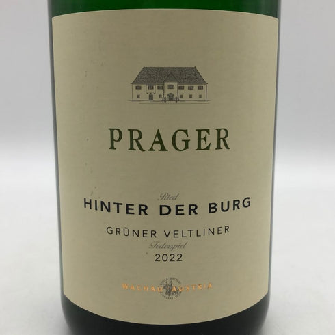 プラーガー グリューナー フェルトリーナー ヒンター デル ブルグ フェーダーシュピール 2022 750ml 12.5% Prager Grüner Veltliner Hinter der Burg Federspiel 白ワイン【F0】