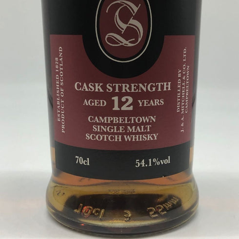 スプリングバンク 12年 カスクストレングス 700ml 54.1% SPRINGBANK スコッチウイスキー【X1】