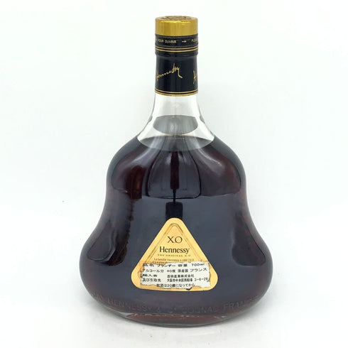 ヘネシーXO クリアボトル 金キャップ 700ml 40% Hennessy コニャック【U4】