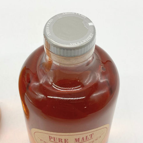 東京都限定◆ニッカ ウイスキー ピュアモルト 蒸留所限定 ブラック レッド 500ml 43% NIKKA WHISKY PURE MALT 2本セット 【Y】
