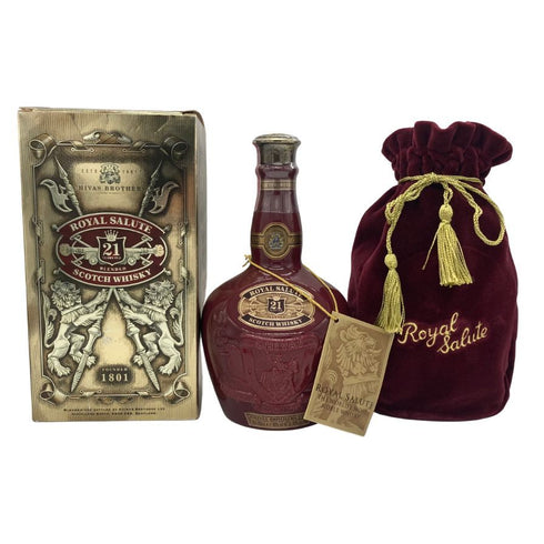 シーバス ブラザーズ ロイヤル サルート 21年 赤陶器 750ml 40% CHIVAS BROTHERS ROYAL SALUTE スコッチウイスキー【F】