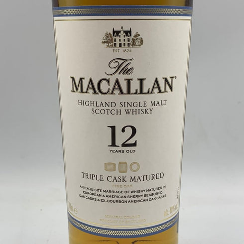 マッカラン 12年 トリプルカスク 700ml 40% The MACALLAN スコッチウイスキー【X1】