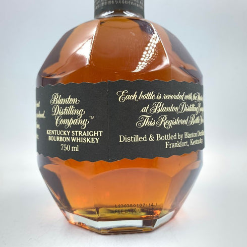 ブラントン シングルバレル ブラックラベル 2023 750ml 40% Blanton's SINGLE BARREL BLACK LABEL 【V4】