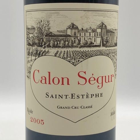 シャトー カロン セギュール 2005 750ml 12.5% Chateau Calon Segur ボルドーワイン【A3】
