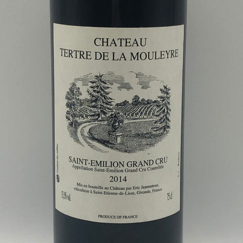 シャトー テルトル ド ラ ムレール サンテミリオン グラン クリュ 2014 750ml 13.5% Chateau Tertre de la Mouleyre ボルドーワイン【U1】