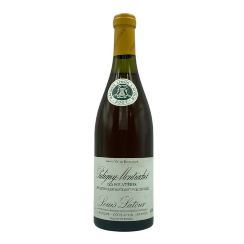 ルイ ラトゥール ピュリニー モンラッシェ レ フォラティエール 2007 750ml 13.5% Louis Latour Puligny Montrachet Les Folatières 白ワイン【A1】