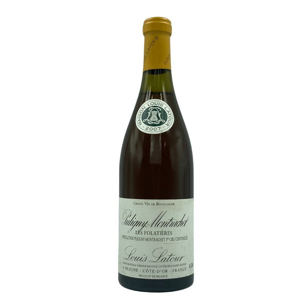 ルイ ラトゥール ピュリニー モンラッシェ レ フォラティエール 2007 750ml 13.5% Louis Latour Puligny Montrachet Les Folatières 白ワイン【A1】