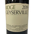 リッジ ガイザーヴィル 2019 3000ml 14.5% RIDGE GEYSERVILLE カリフォルニアワイン【AFI0】