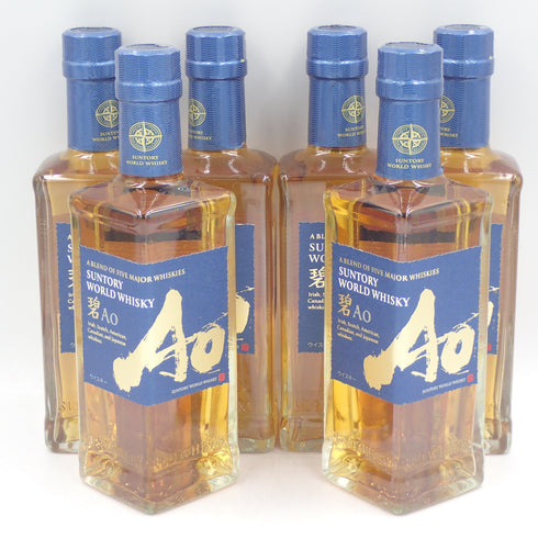 東京都限定◆サントリー AO 碧 シングル 350ml 43% SUNTORY 6本セット 同梱不可【SKU】