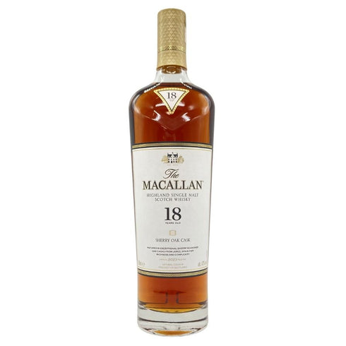 マッカラン 18年 シェリーオークカスク 2023 700ml 43% The MACALLAN 箱無 【Q】