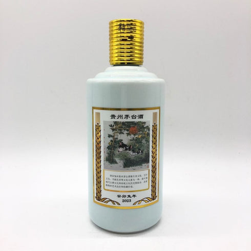 貴州茅台酒 マオタイ酒 五星麦 干支ボトル 卯年 2023 500ml 53% KWEICHOW MOUTAI 中国酒980g【Z】