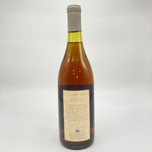 クラウディー ベイ ソーヴィニヨン ブラン 1992 750ml 13% CLOUDY BAY Sauvignon Blanc 白ワイン【B】