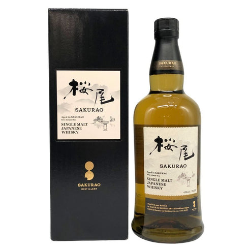 東京都限定◆桜尾 シングルモルト 700ml 43% SAKURAO 【R2】
