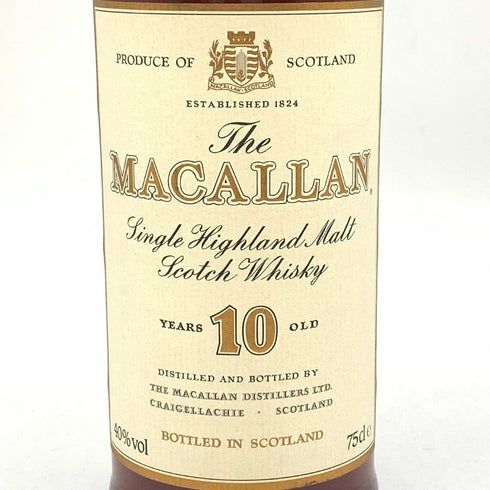 マッカラン 10年 マチュアード イン シェリーウッド 旧ボトル 750ml 40% THE MACALLAN MATURED IN SHERRY WOOD スコッチウイスキー【V4】