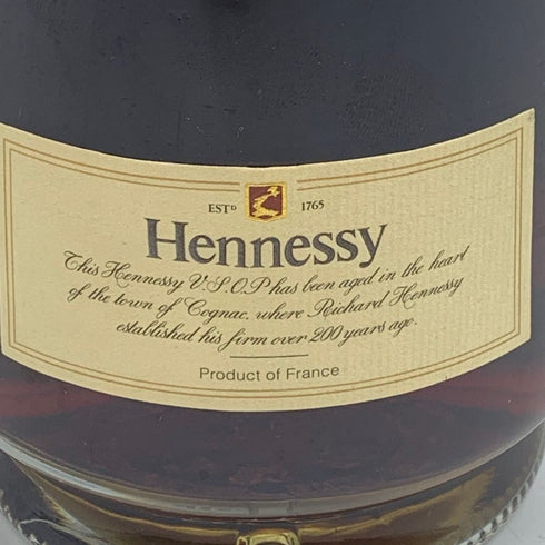 ヘネシー VSOP 金キャップ グリーンボトル 1000ml 度数表記なし Hennessy コニャック【T4】