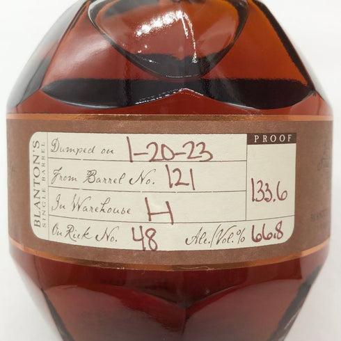 ブラントン ストレート フロム ザ バレル 2023 750ml 66.6% Blanton's Straight From The Barrel バーボン【F】