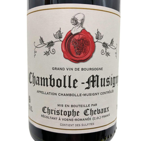 クリストフ シュヴォー シャンボール ミュジニー 2020 750ml 13% Christophe Chevaux Chambolle-Musigny ブルゴーニュワイン【F3】