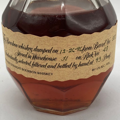 ブラントン シングルバレル 1996 750ml Blanton's SINGLE BARREL 【W4】