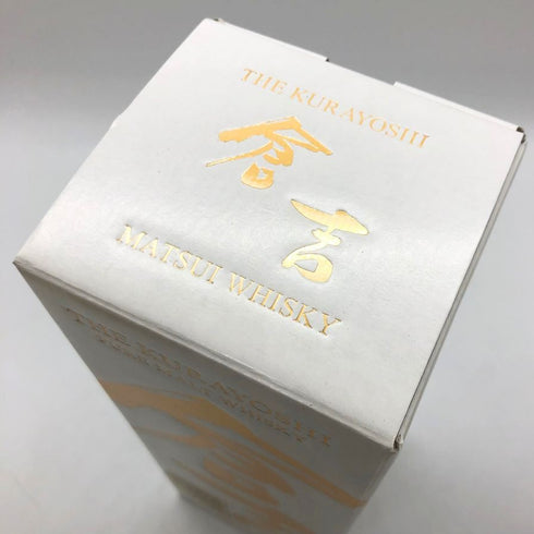東京都限定◆倉吉 ピュアモルトウイスキー 700ml 43% MATSUI WHISKY 【I2】