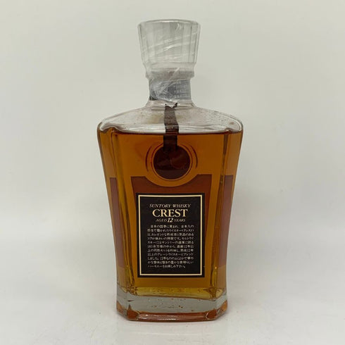 東京都限定◆サントリー クレスト 12年 向獅子マーク 700ml 43% SUNTORY 【A】
