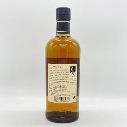 東京都限定◆ニッカ 竹鶴 ピュアモルト 白ラベル 700ml 43% NIKKA 【V】