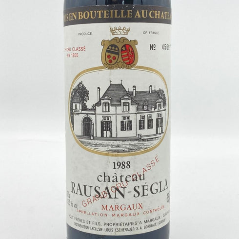 シャトー ローザン セグラ 1988 375ml 12.5% CHATEAU RAUSAN-SEGLA ボルドーワイン【E1】