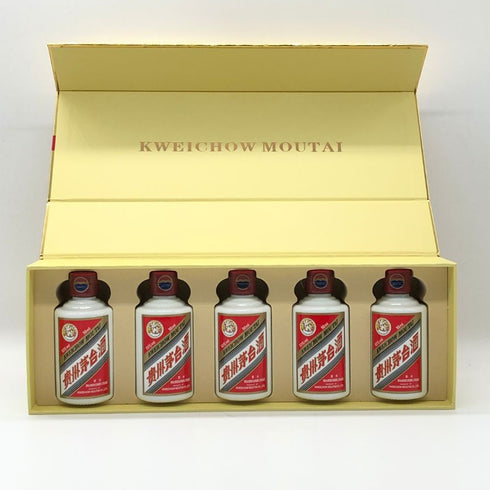 貴州茅台酒 マオタイ酒 天女ラベル 50ml 53% 5本セット MOUTAI 中国酒【H1】