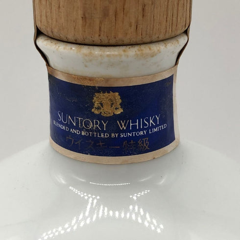 東京都限定◆サントリー エクセレンス 有田焼 陶器ボトル 色絵花鳥文 岩生對山 720ml 43% SUNTORY 1270g【X0】