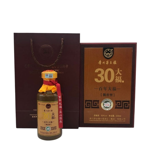 百年大福 30年窖蔵酒 53% 500ml 中国酒985g【H0】