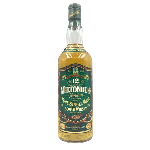 ミルトンダフ 12年 750ml 43% MILTONDUFF 【Y1】