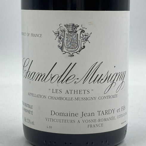 ジャン タルディ エ フィス シャンボール ミュジニー レ ザテ 2000 750ml 13% Domaine Jean Tardy&Fils Chambolle Musigny Les Athets ブルゴーニュワイン【E1】