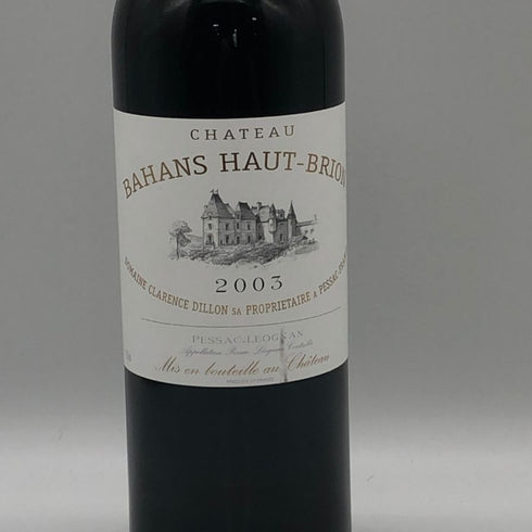 シャトー バーン オー ブリオン 2003 750ml 12.5% Chateau Bahans Haut-Brion ボルドーワイン【M1】