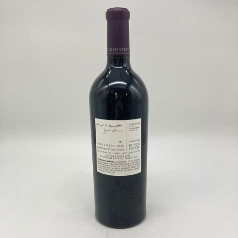 ケンゾーエステート murasaki 紫 2016 750ml KENZO ESTATE カリフォルニアワイン【X】
