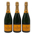ヴーヴ クリコ ブリュット イエロー 旧ラベル 750ml 12% 【3本セット】 VEUVE CLICQUOT YELLOW シャンパン【Q1】